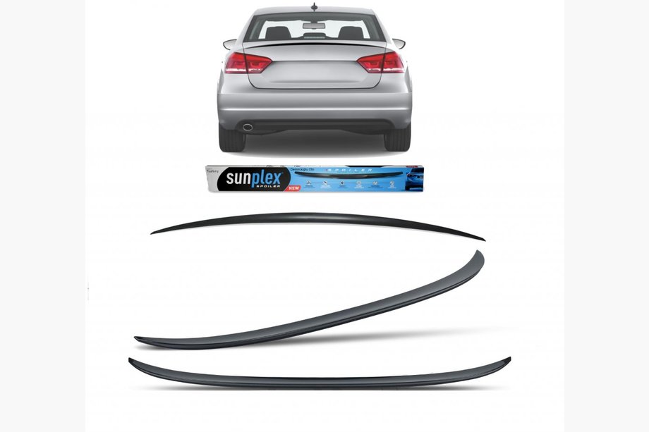 Audi A4 B9 2015-2024 Spoiler Lip (Sunplex, Nero) Image