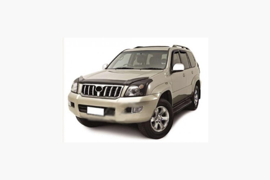 Toyota Land Cruiser Prado 120 2002-2009 Deflettore cofano con logo (SIM) Image