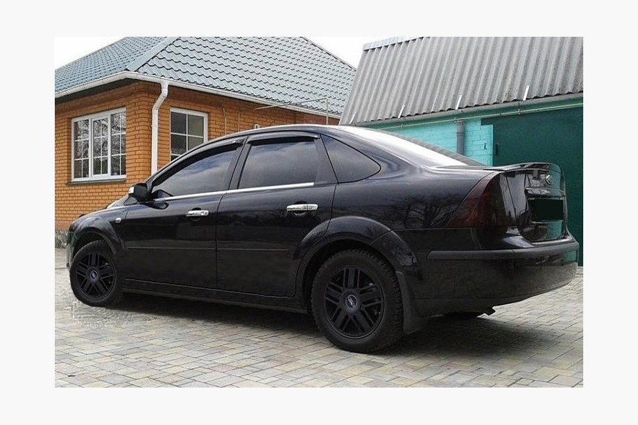 Ford Focus II 2005-2008 Deflettori Finestrini SD/HB (4 pz, SIM) Image