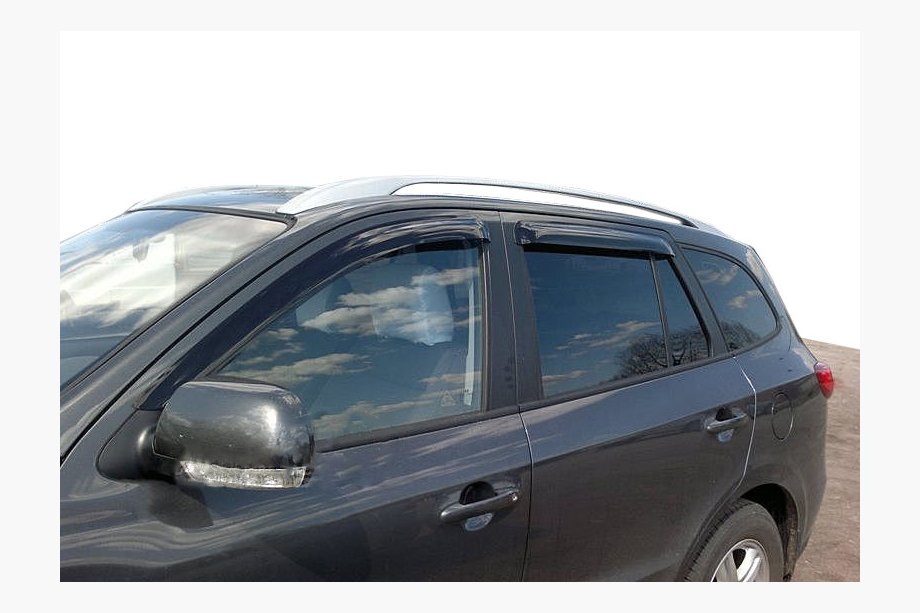 Hyundai Santa Fe 2 2006-2012 Deflettori Finestrini (4 pz, SIM) Image