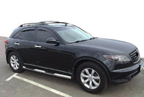 Infiniti FX 2003-2008 Deflettori Finestrini (4 pz, SIM) foto 1
