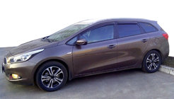 Kia Ceed 2012-2018 Deflettori Finestrini WG (4 pz, SIM) foto 1