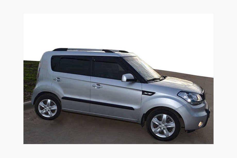 Kia Soul I 2008-2013 Deflettori Finestrini (4 pz, SIM) Image