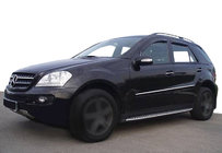 Mercedes ML W164 2005-2011 Deflettori Finestrini (4pz, SIM) foto 1