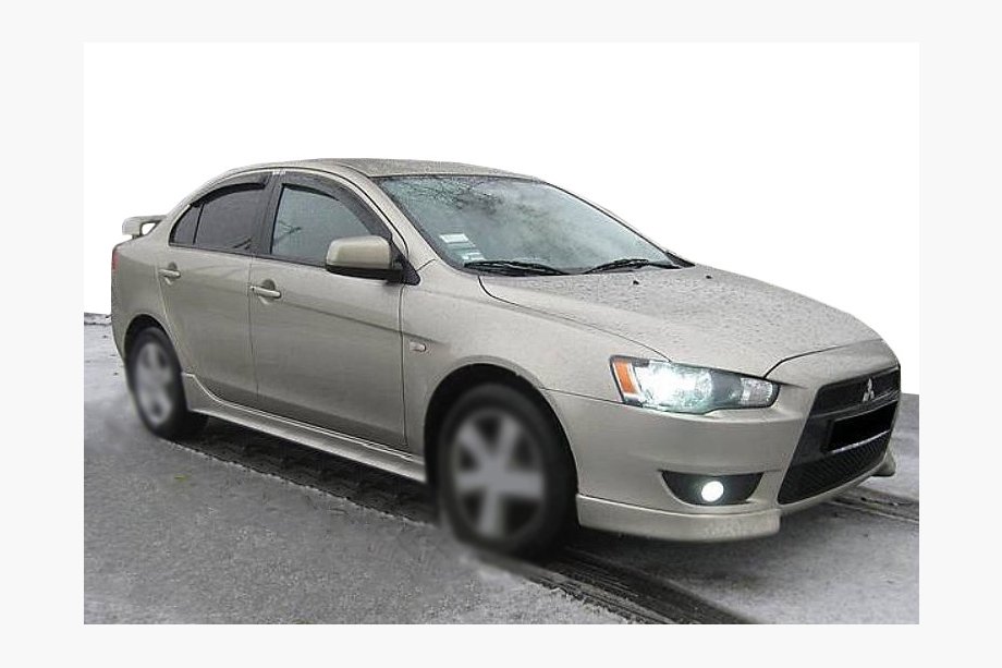 Mitsubishi Lancer X 2008- Deflettori Finestrini (4pz, SIM) Image