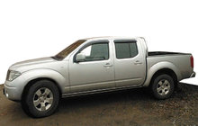 Nissan Navara 2006-2015 Deflettori Finestrini (4pz, SIM) foto 1