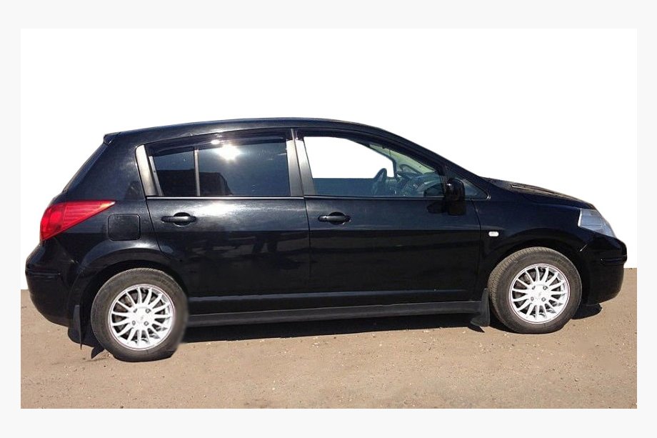 Nissan Tiida 2004-2011 Deflettori Finestrini HB (4 pz, ANV) Image