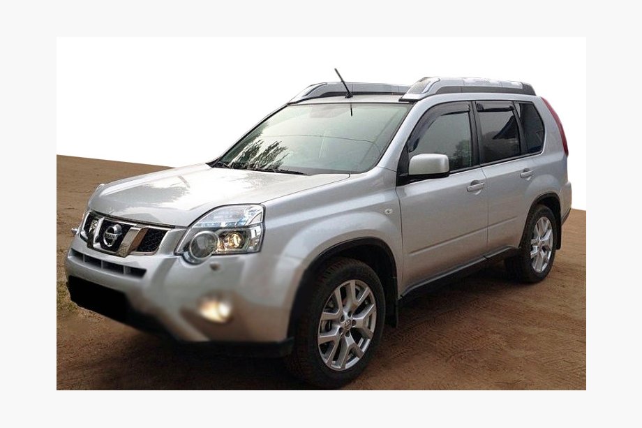 Nissan X-trail T31 2007-2014 Deflettori Finestrini (4pz, SIM) Image