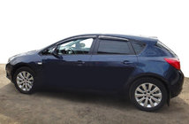 Opel Astra J 2009-2015 Deflettori Finestrini HB/SD (4 pz, SIM) foto 1