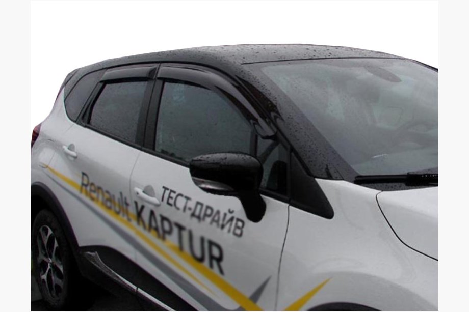 Renault Captur 2013-2019 Deflettori Finestrini (4 pz, SIM) Image