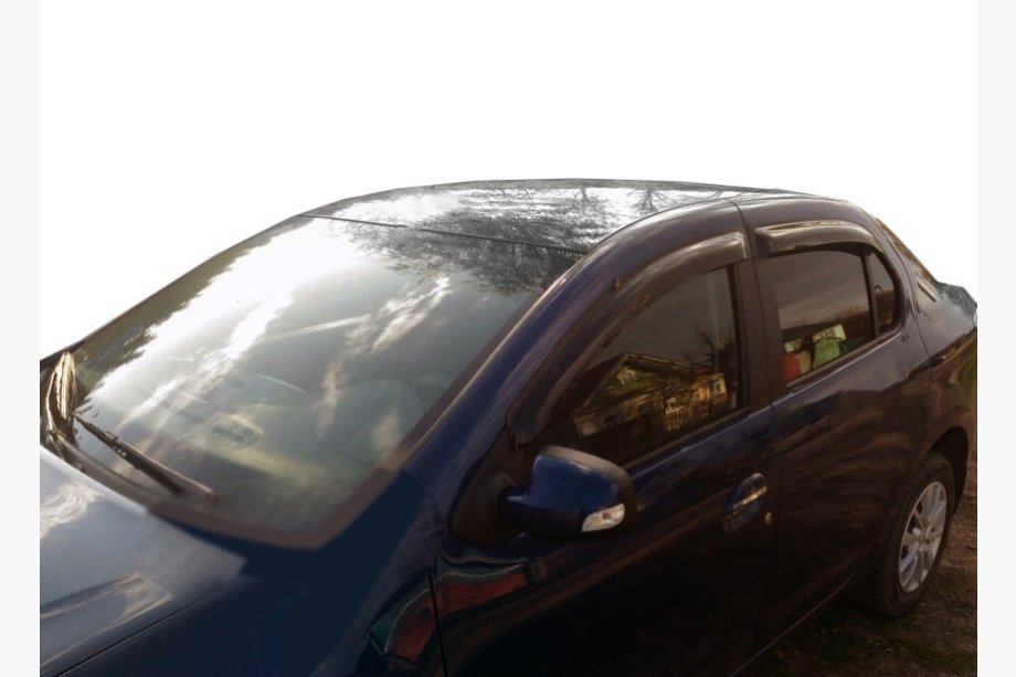 Renault Logan II 2013-2022 Deflettori Finestrini SD (4 pz, SIM) Image