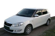 Skoda Fabia 2007-2014 Deflettori Finestrini HB (4 pz, SIM) foto 1