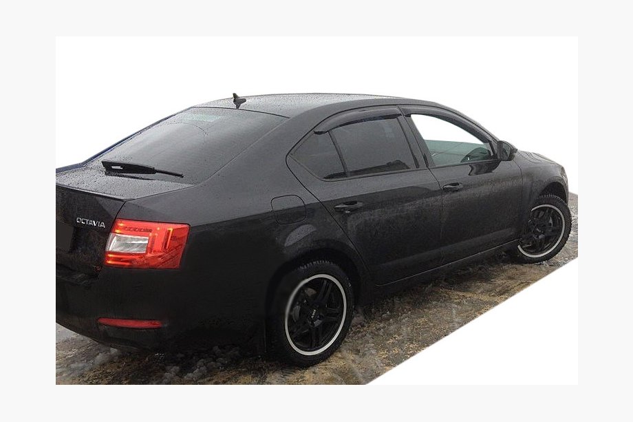 Skoda Octavia III A7 2013-2019 Deflettori Aria LiftBack (4 pz, SIM) Image
