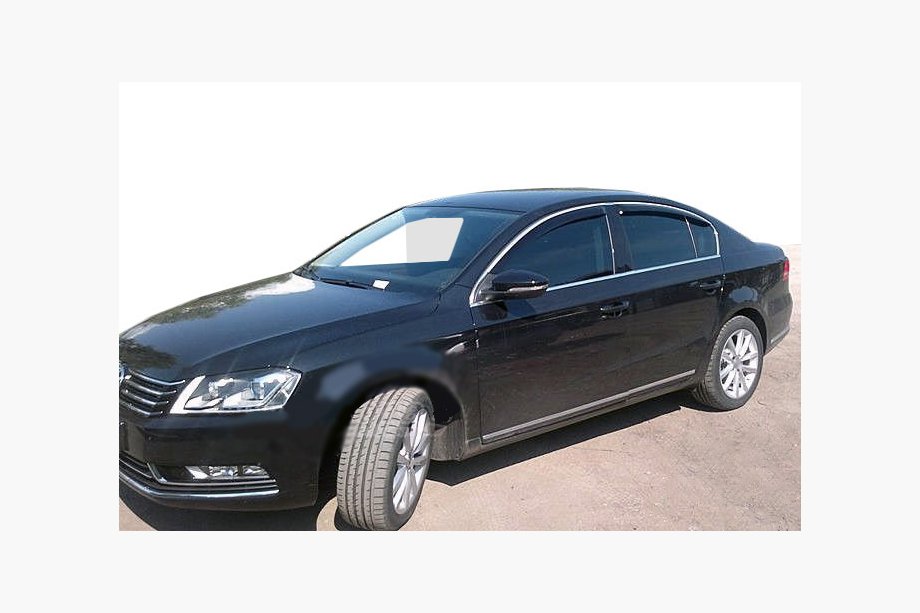Volkswagen Passat B6 2006-2012 Deflettori Aria SD (4 pz, SIM Cromo) Image