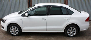 Volkswagen Polo 2010-2017 Deflettori Finestrini SD (4 pz, SIM) foto 1