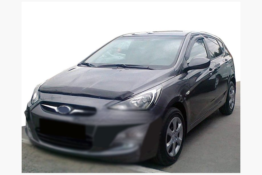 Hyundai Accent 2011-2017 Deflettore cofano 2010-2014 (SIM) Image
