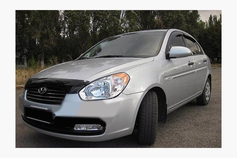 Hyundai Accent 2006-2010 Deflettore cofano (SIM) Image