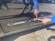 Hyundai Santa Fe 2 2006-2012 Modanature porta acciaio inox (4 pz) foto 5