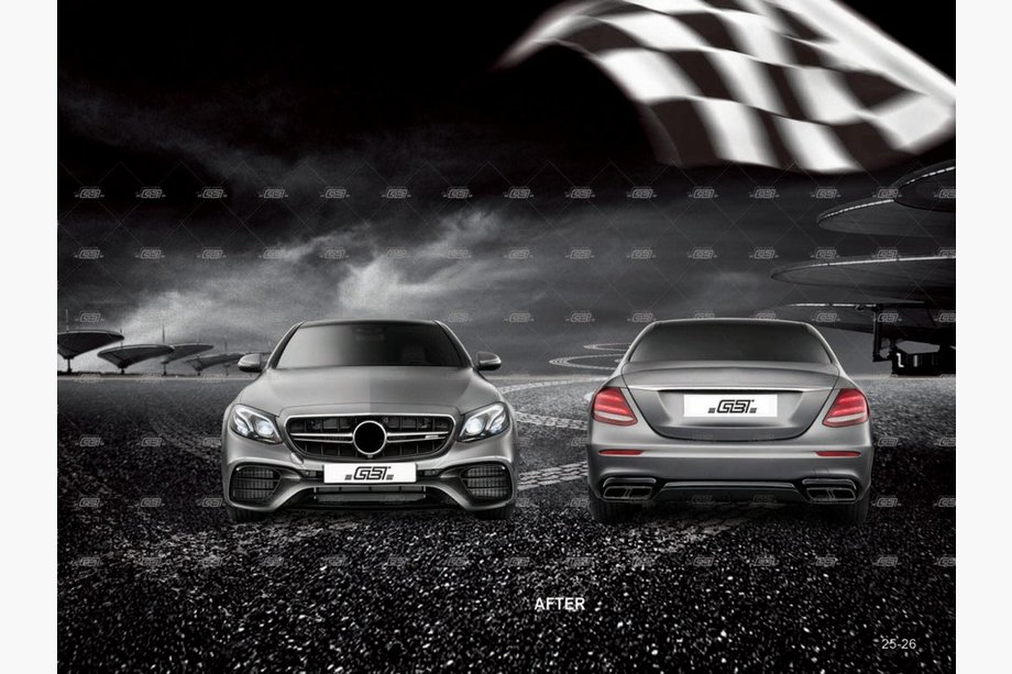 Mercedes E-class W213 2016-2023 Kit carrozzeria completo AMG E63 (per 2016-2020) Foto 8