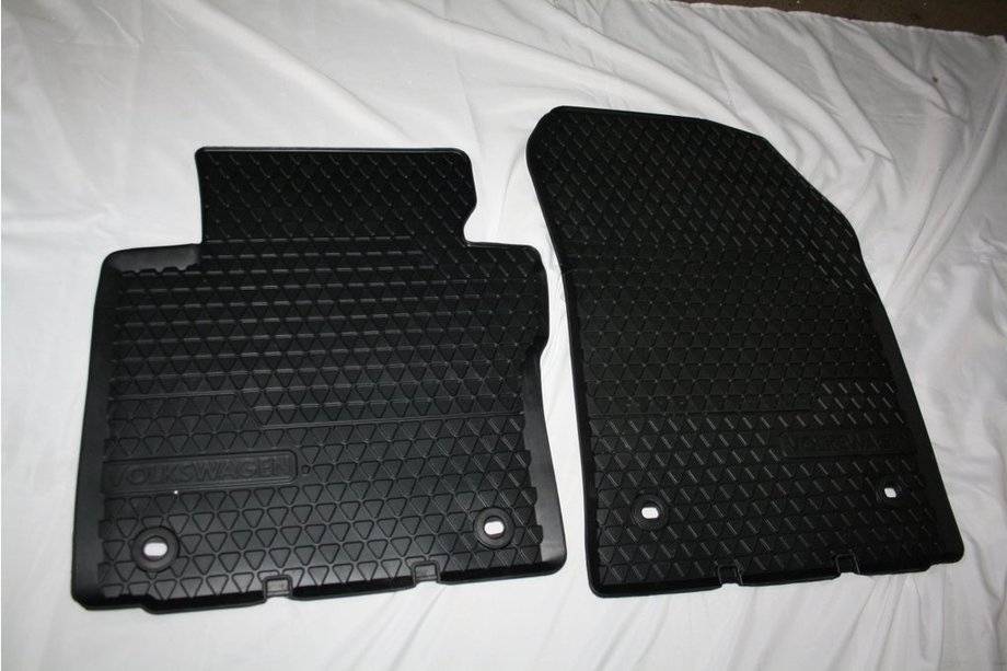 Volkswagen Caddy 2004-2010 Tappetini in gomma (2 pz, Originali) Image