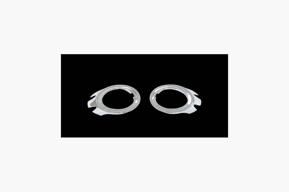 Audi A6 C6 2004-2011 Coperture cromate per fendinebbia (2 pz, plastica) Image