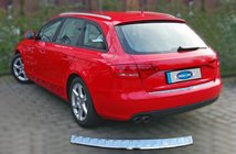 Audi A4 B8 2007-2015 Protezione paraurti posteriore OmsaLine (AVANT, acciaio inox) foto 2