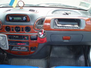 Mercedes Sprinter W901/902/903/904/905 1995–2006 (cdi, 2000-2006) Rivestimenti cruscotto (Vip-Hartman) Alluminio foto 1