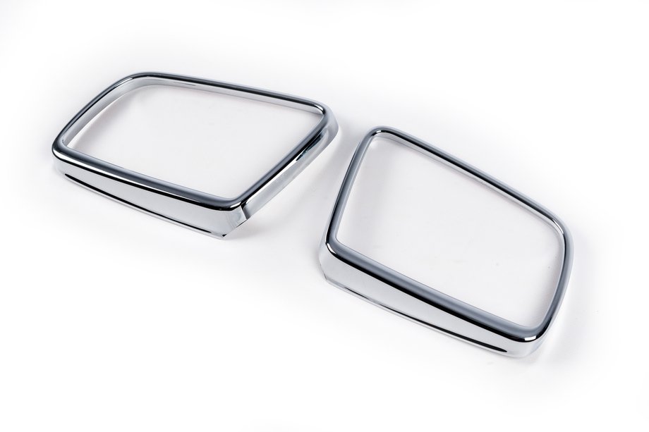 BMW 5 Series E60/E61 2003-2010 Cover Specchietti Cromate (2 pz., ABS) Image