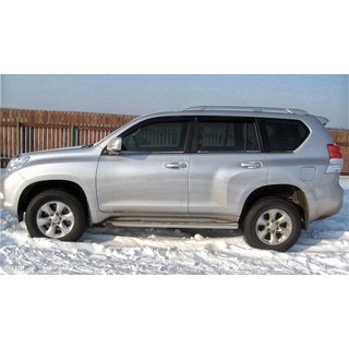 Barre Tetto Design Originale (Grigie, 2 pz) Toyota Land Cruiser Prado 150 2009-2023 foto 4