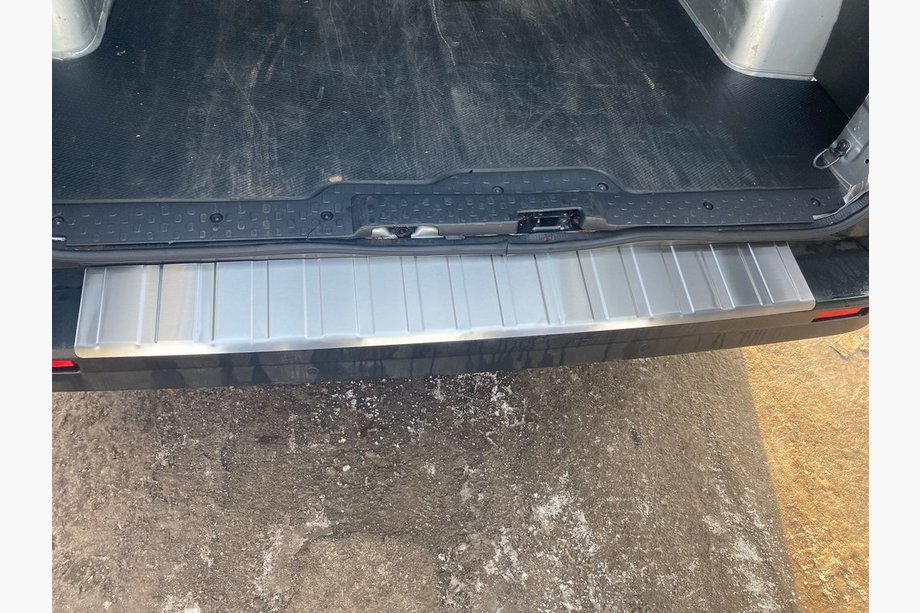 Renault Trafic 2015- Protezione Paraurti Posteriore OmsaLine Acciaio Inox Foto 3