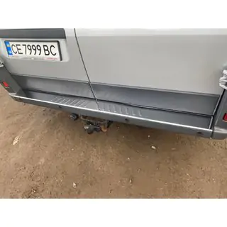 Protezione paraurti posteriore acciaio inox Peugeot Boxer 2006-2025 foto 3