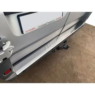 Protezione paraurti posteriore acciaio inox Peugeot Boxer 2006-2025 foto 1