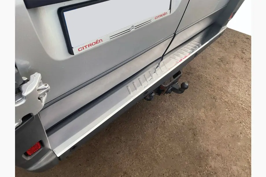 Fiat Ducato 2006-2025 Protezione paraurti posteriore acciaio inox Image