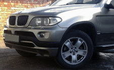 BMW X5 E53 1999–2006 Labbro spoiler paraurti anteriore (2003-2006, da verniciare) foto 1
