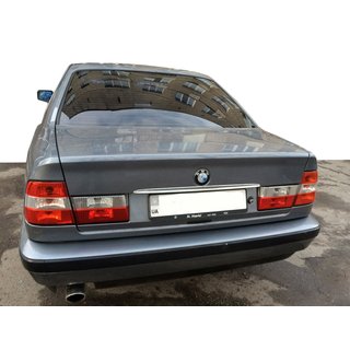 Modanatura cromata sopra la targa (acciaio inox) BMW 5 Series E34 1988-1995 foto 1