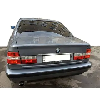 Modanatura cromata sopra la targa (acciaio inox) BMW 5 Series E34 1988-1995 foto 1
