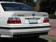 BMW 3 Series E36 1990-2000 Spoiler Lip (per SD/Coupe, primerizzato per verniciatura) foto 1