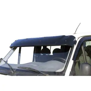 Visiera parabrezza (nero lucido, 5mm) Ford Transit 1991-2000 foto 1