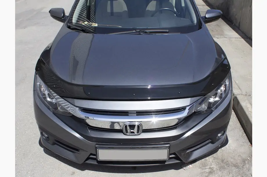 Honda Civic Sedan X 2016-2021 Deflettore cofano (EuroCap) Image