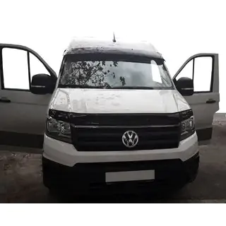 Deflettore parabrezza (nero lucido, 5mm) Volkswagen Crafter 2016- foto 1