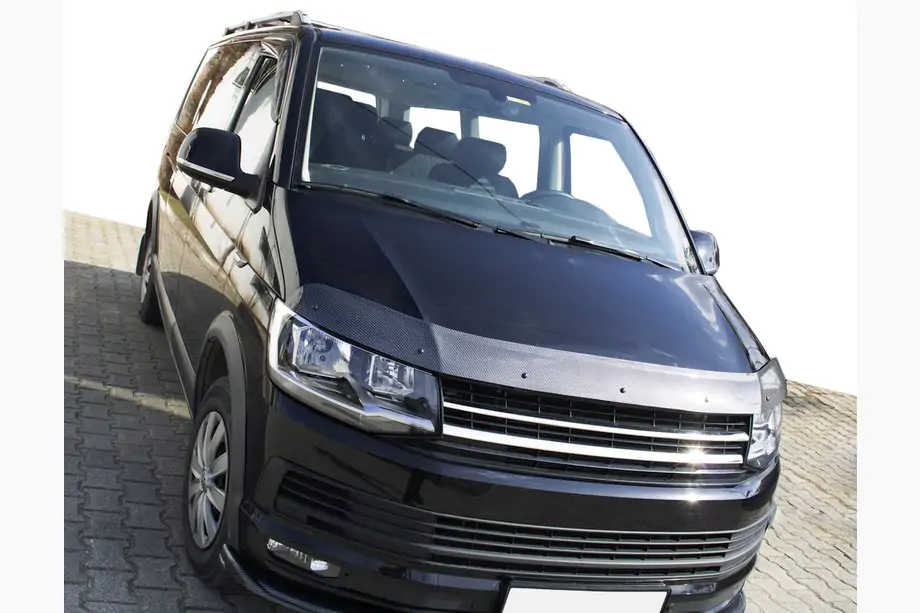 Volkswagen T6 2015-2024 Deflettore cofano effetto carbonio (EuroCap) Image