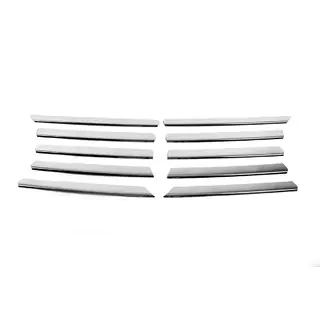 Coperture griglia cromate (10 pezzi, acciaio inox) foto 2