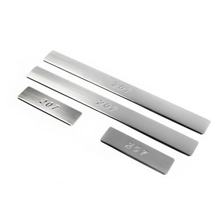 Battitacco OmsaLine (4 pz, acciaio inox)