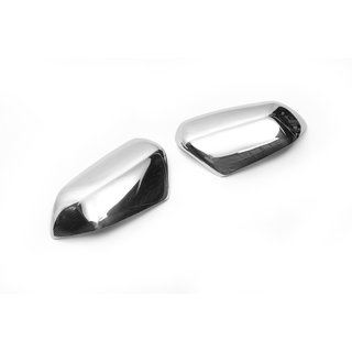 Coperture Specchietti (2 pz, Acciaio Inox) Skoda Octavia II A5 2006-2010 foto 2