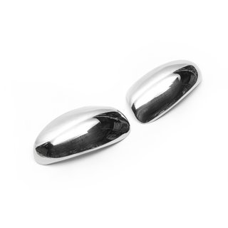 Coperture Specchietti (2 pz, Acciaio Inox) Ford Focus I 1998-2005 foto 3