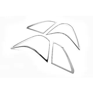 Coperture cromate per fanali posteriori (2 pz, plastica) foto 2