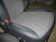 Hyundai Accent 2011-2017 Coprisedi Auto (Similpelle↗Tessuto, Premium) foto 3