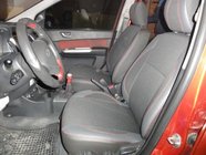 Hyundai Getz 2002- Coprisedi Auto (Ecopelle+Tessuto) foto 1