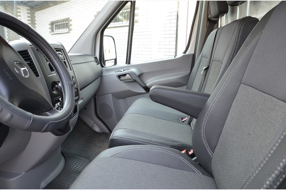 Volkswagen Crafter 2006-2016 Coprisedi Auto (Similpelle↗Tessuto, Premium) Foto 5