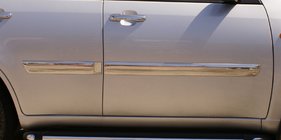 Chery Tiggo 1 2005-2016 Modanatura porta acciaio inox foto 1